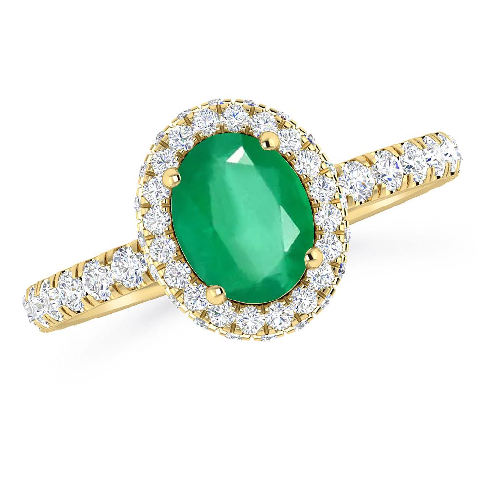 Yellow Gold - Emerald