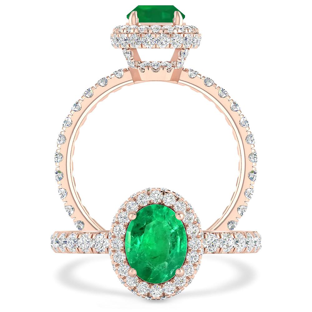 Rose Gold - Emerald