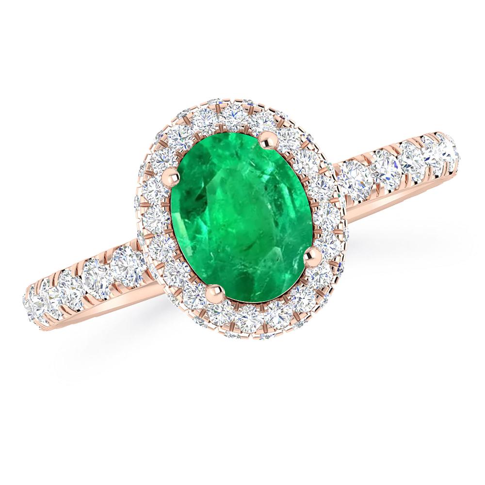 Rose Gold - Emerald