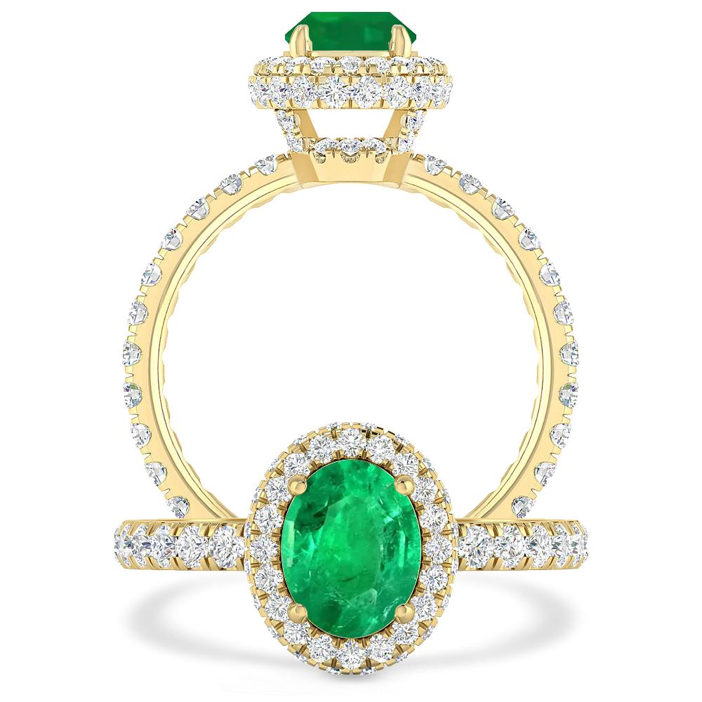 Yellow Gold - Emerald