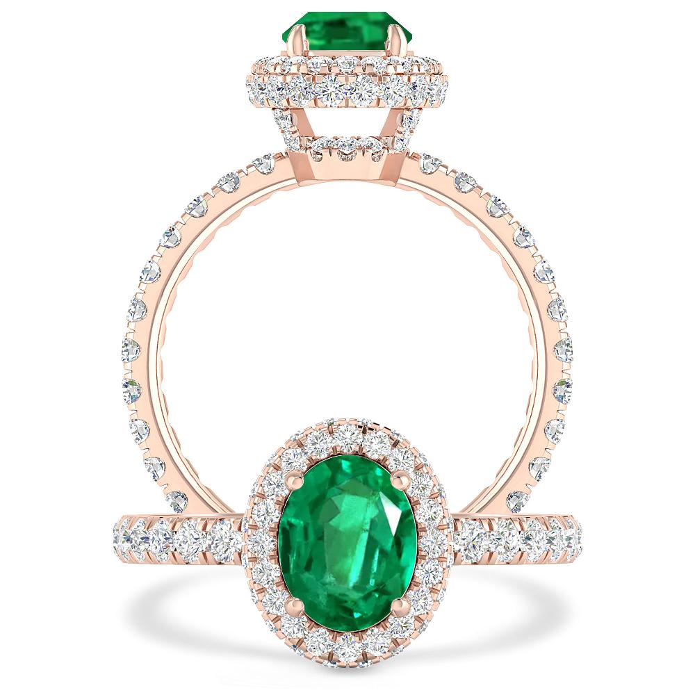 Rose Gold - Emerald