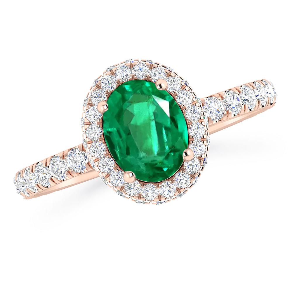 Rose Gold - Emerald