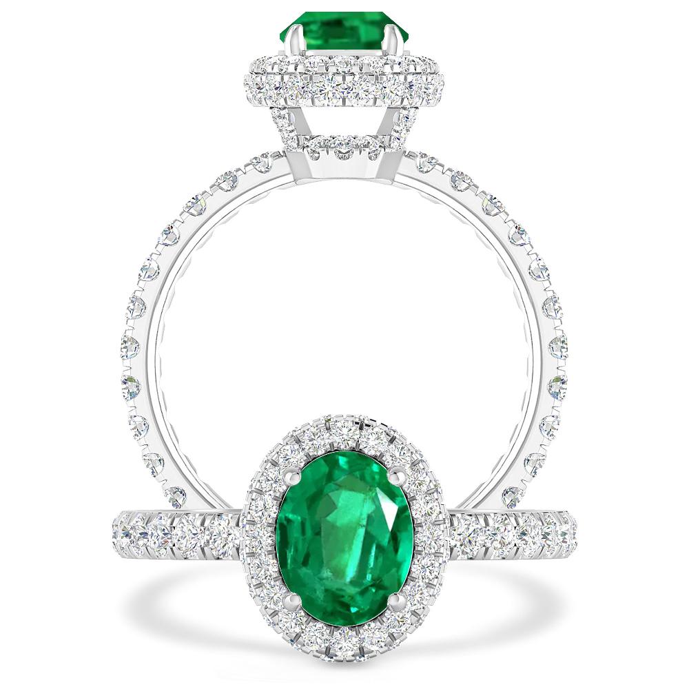 White Gold - Emerald