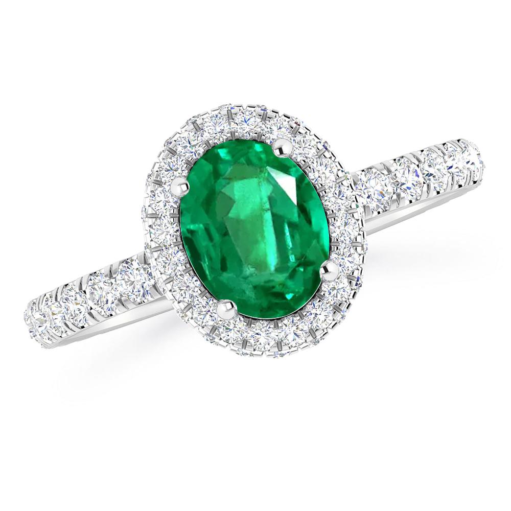 White Gold - Emerald