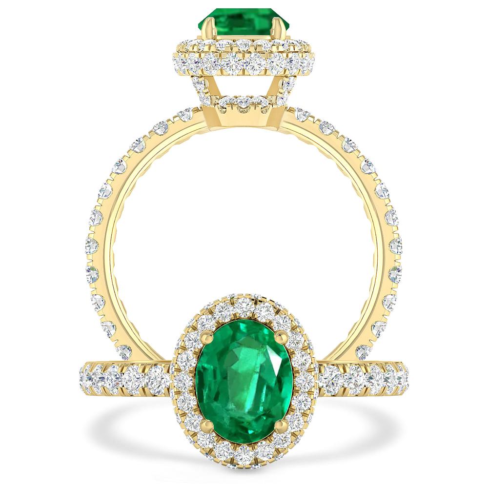 Yellow Gold - Emerald