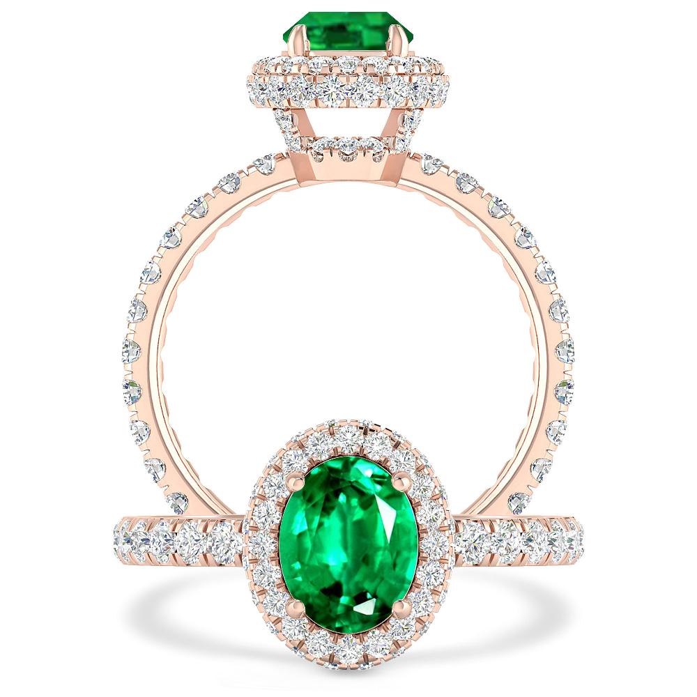 Rose Gold - Emerald