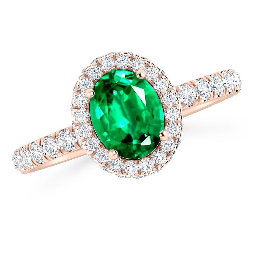 Rose Gold - Emerald