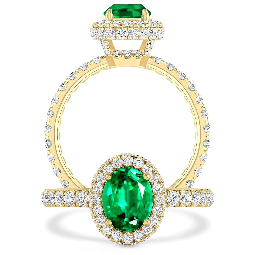 Yellow Gold - Emerald