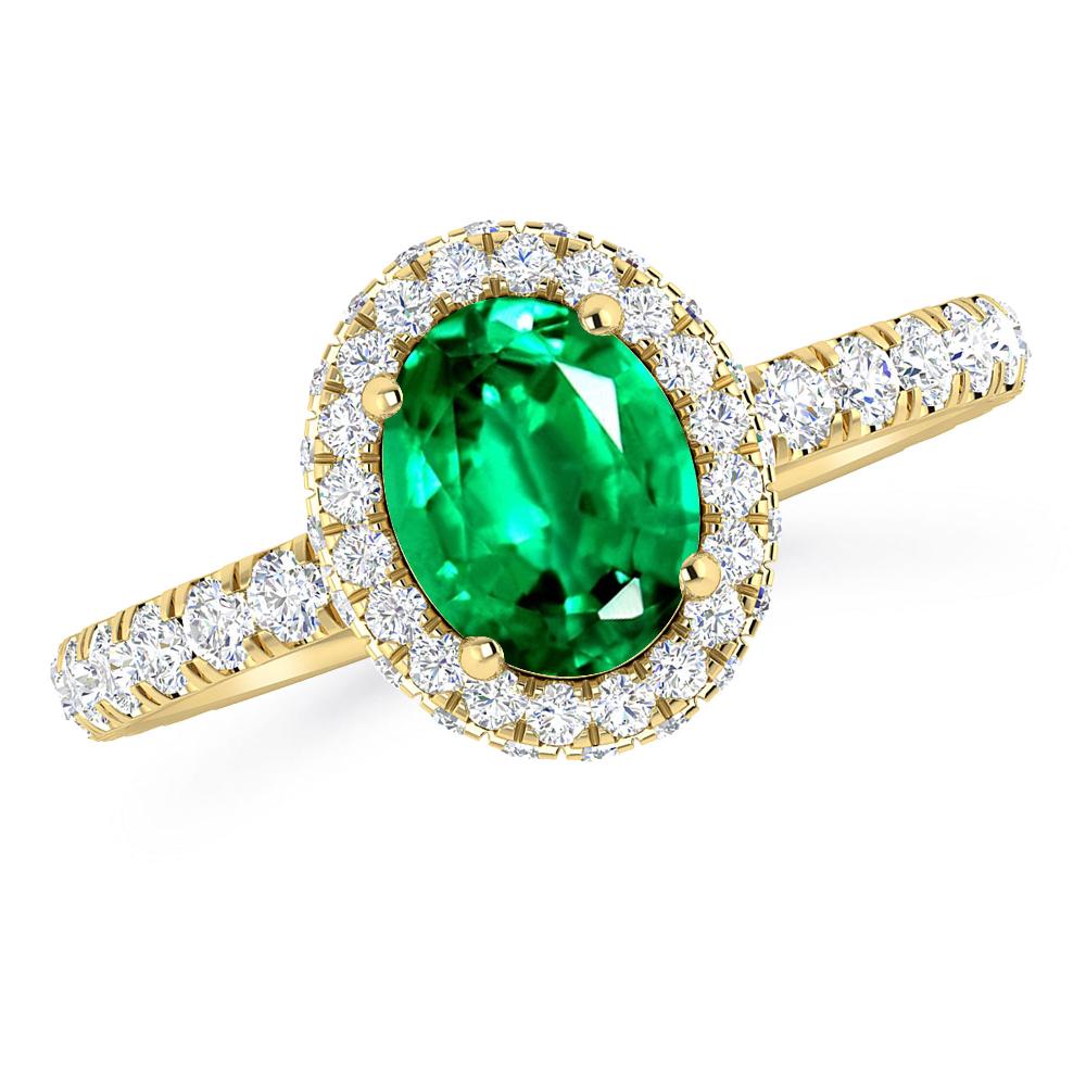 Yellow Gold - Emerald