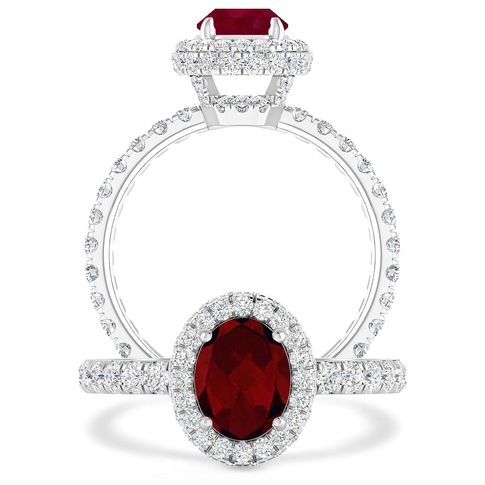 White Gold - Garnet