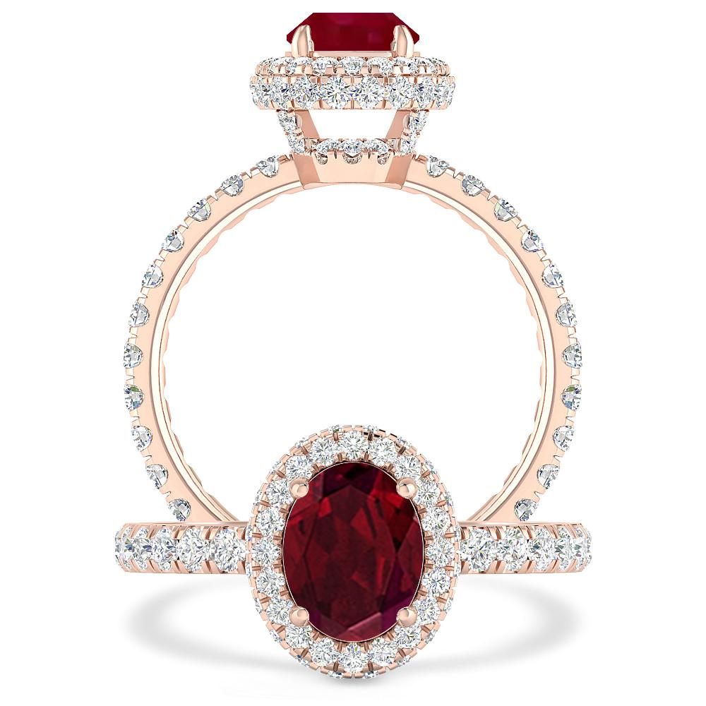 Rose Gold - Garnet