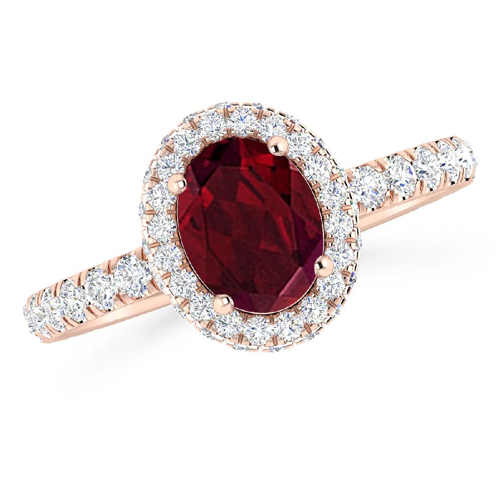 Rose Gold - Garnet