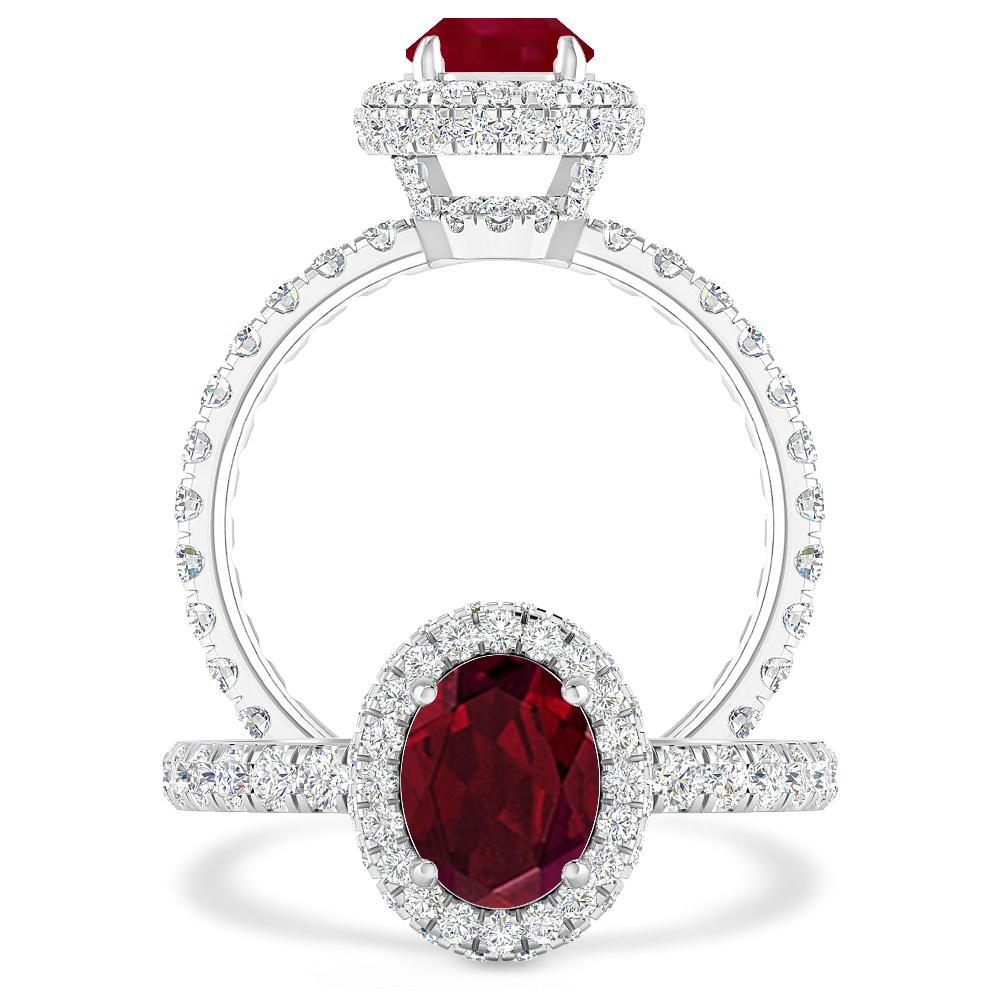 White Gold - Garnet