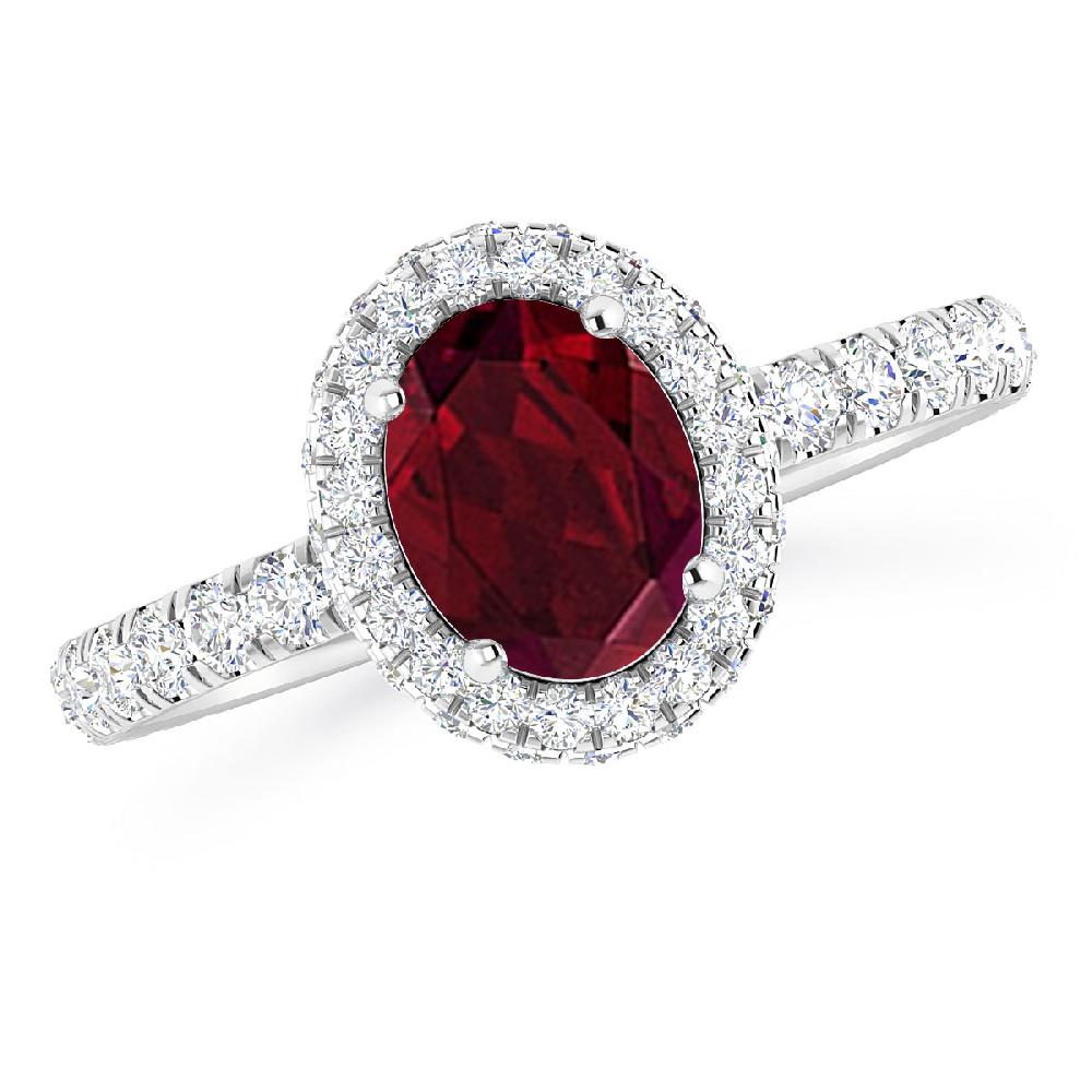 White Gold - Garnet