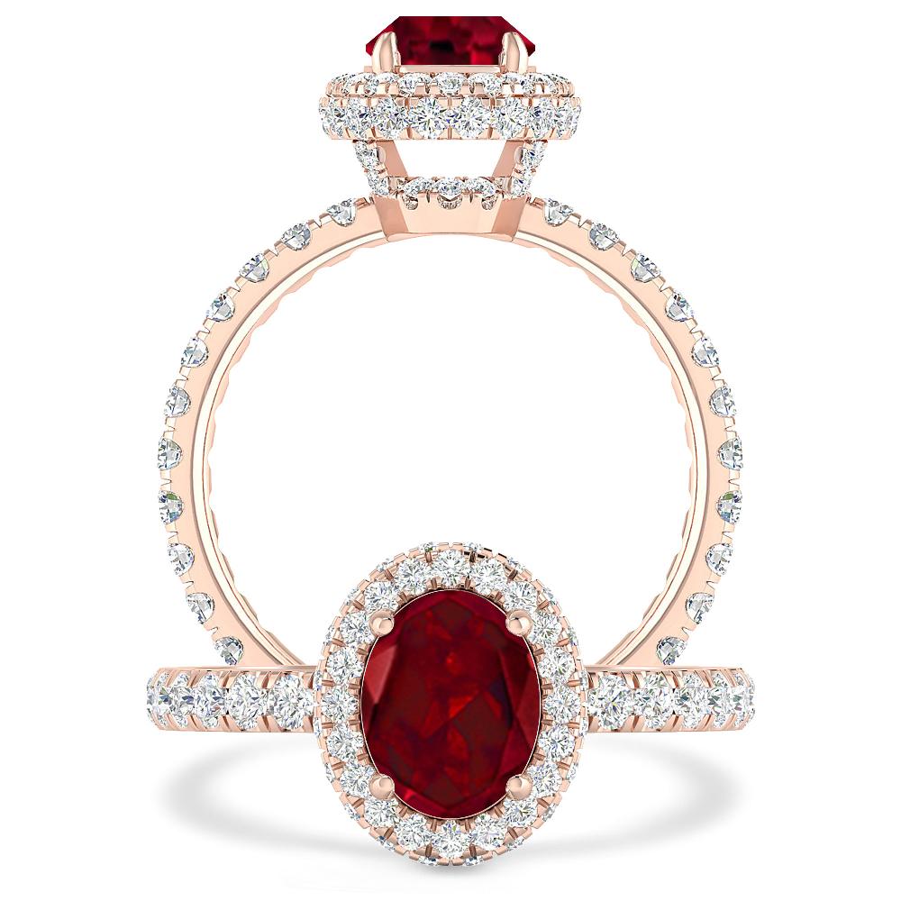 Rose Gold - Garnet