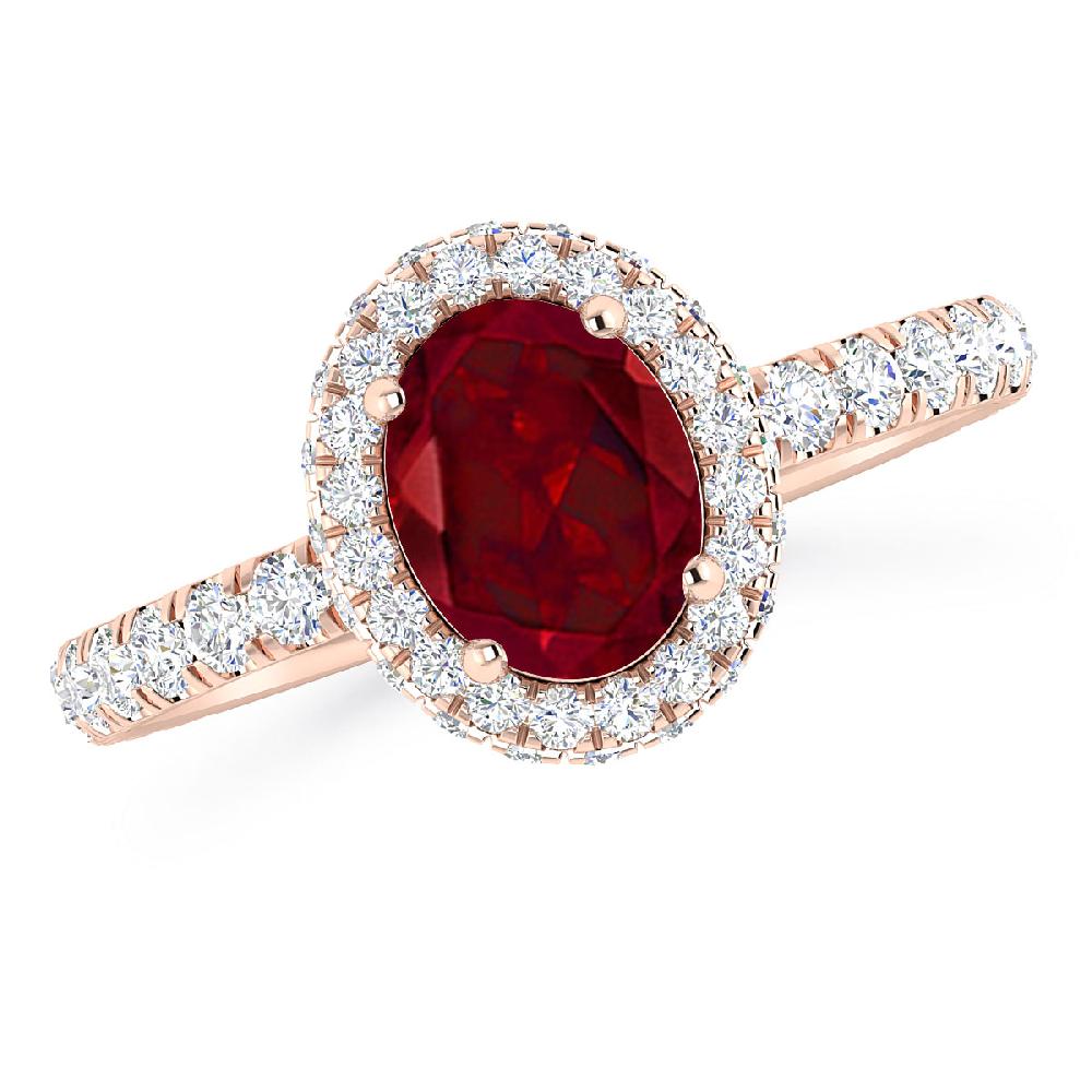 Rose Gold - Garnet