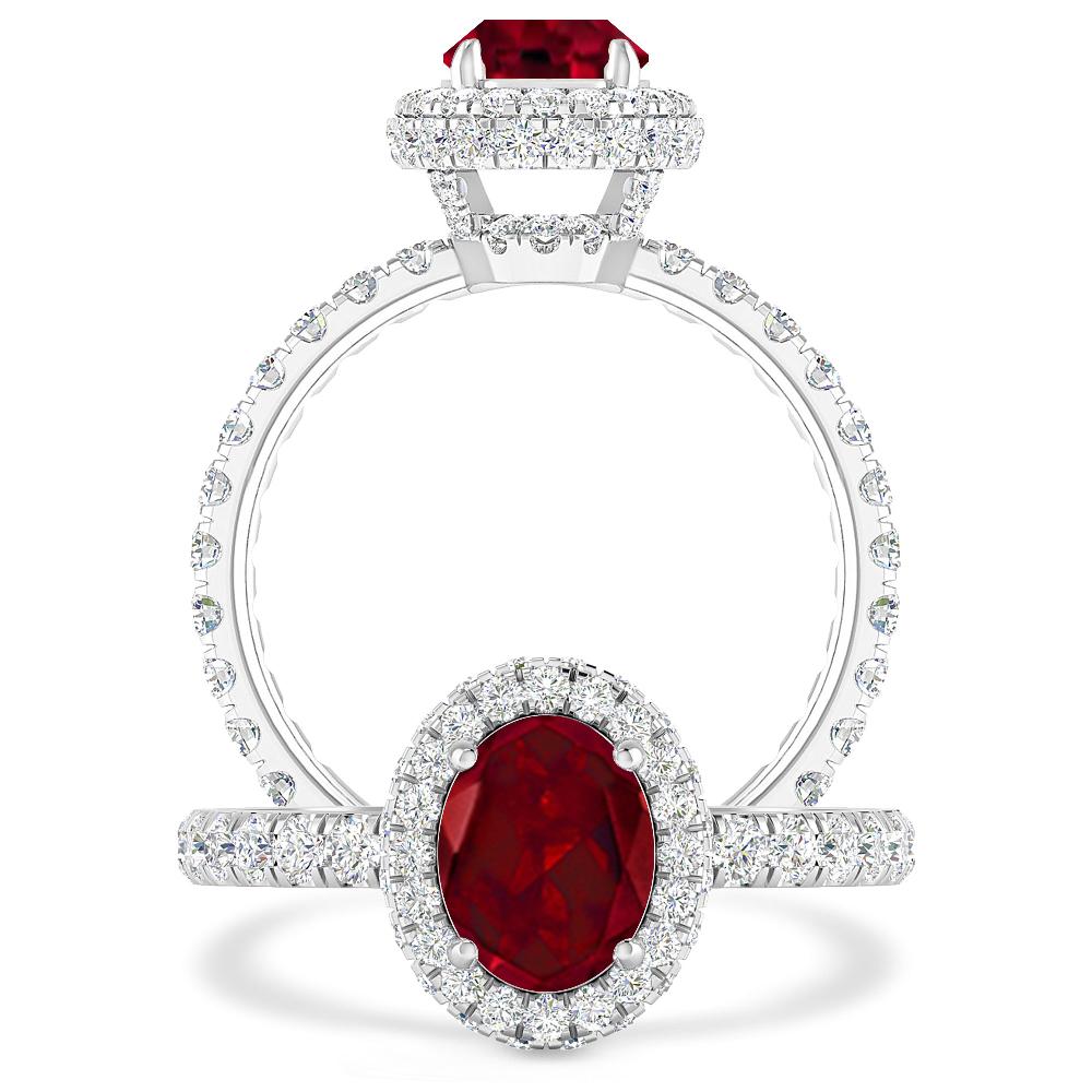 White Gold - Garnet