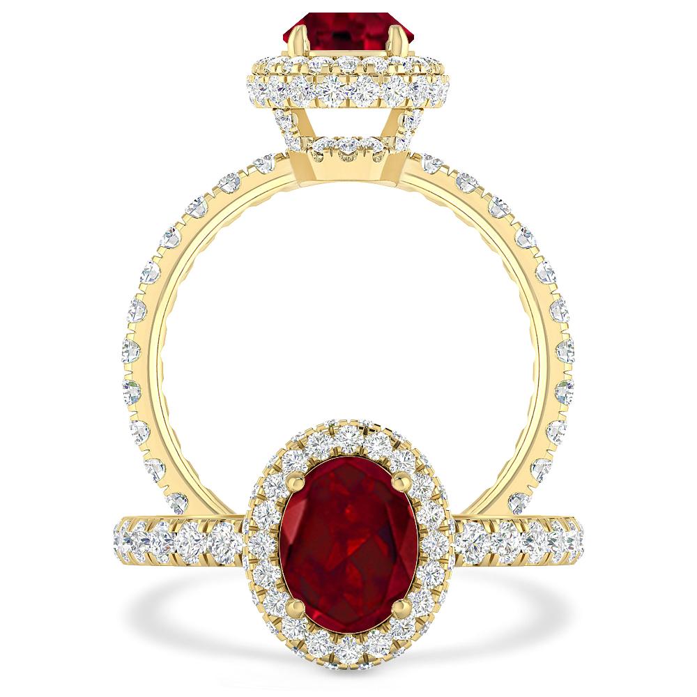 Yellow Gold - Garnet