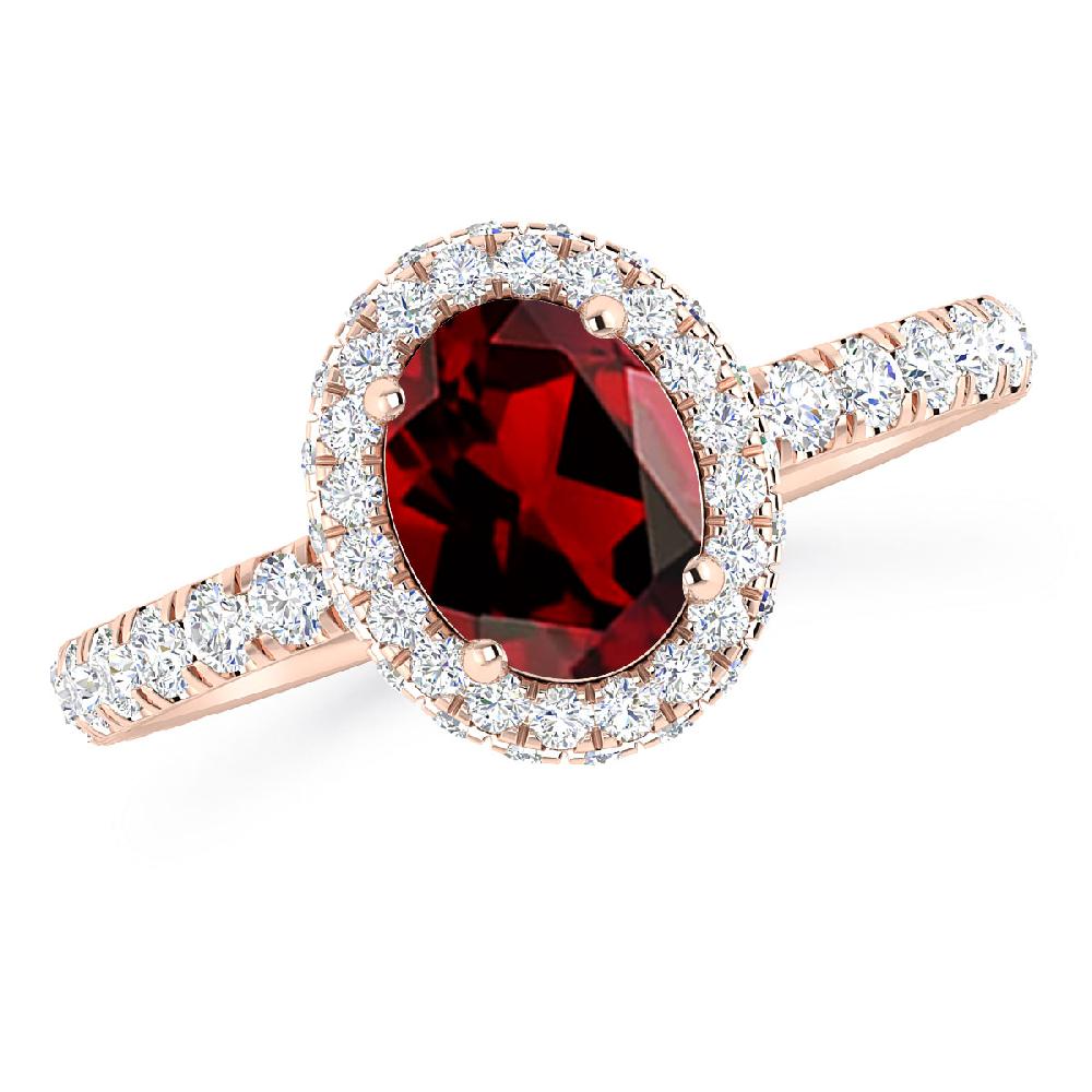 Rose Gold - Garnet