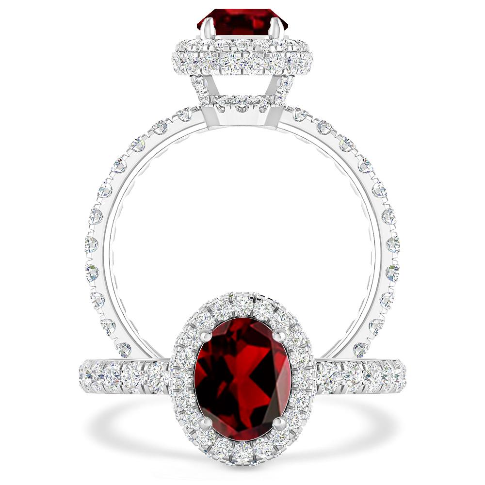 White Gold - Garnet