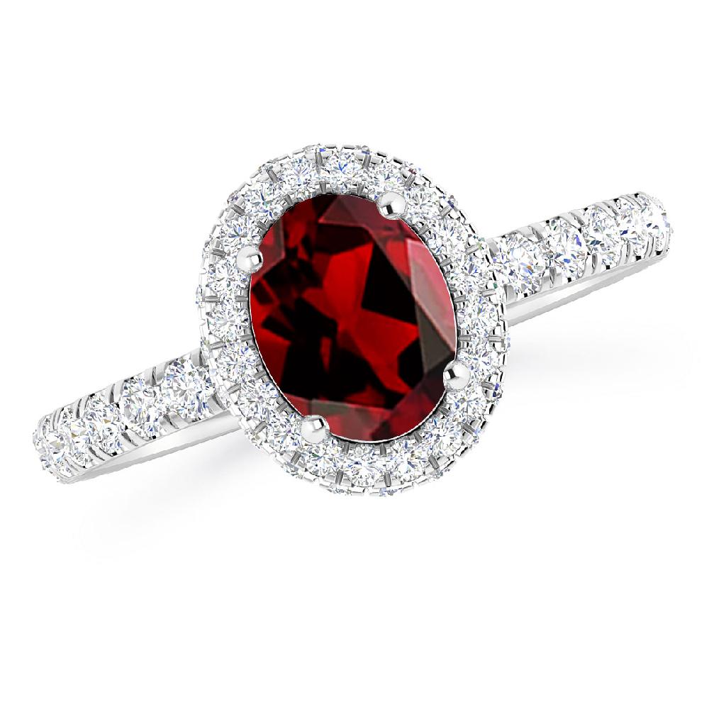 White Gold - Garnet