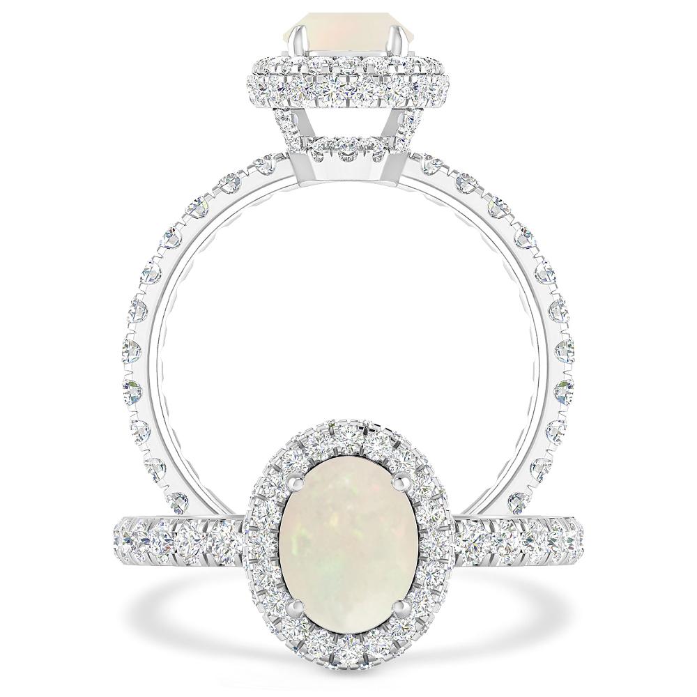 White Gold - Opal