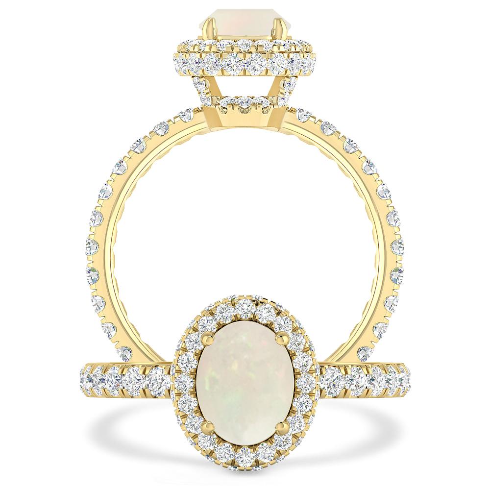 Yellow Gold - Opal