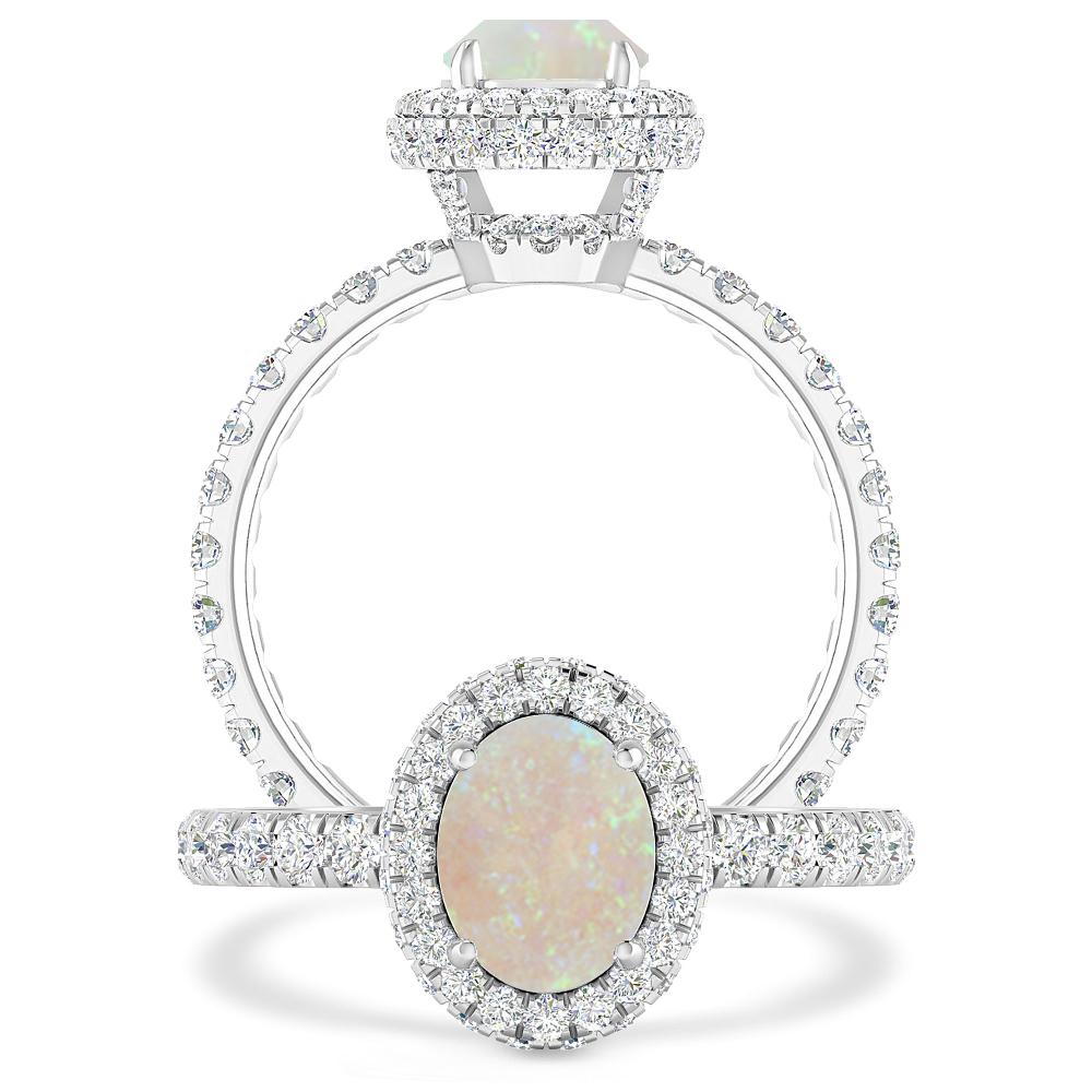 White Gold - Opal