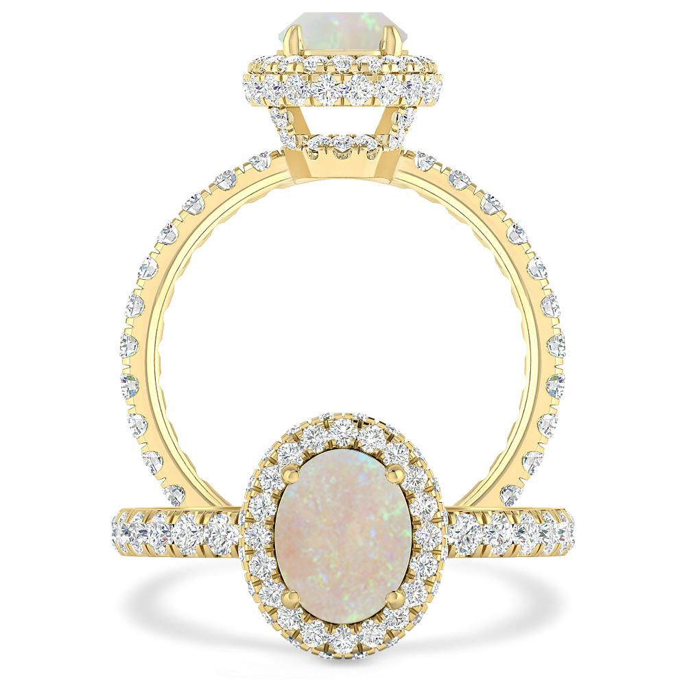 Yellow Gold - Opal