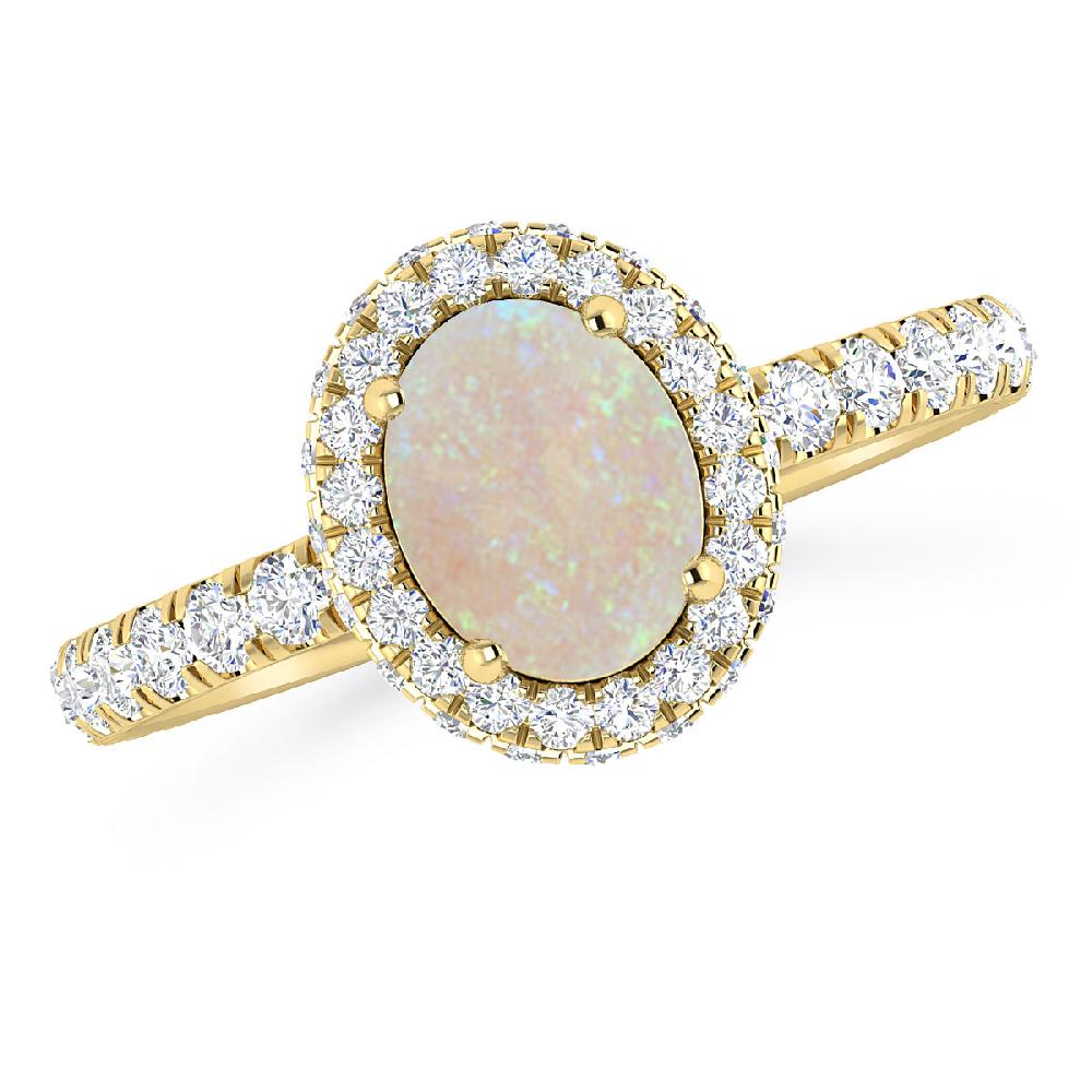 Yellow Gold - Opal