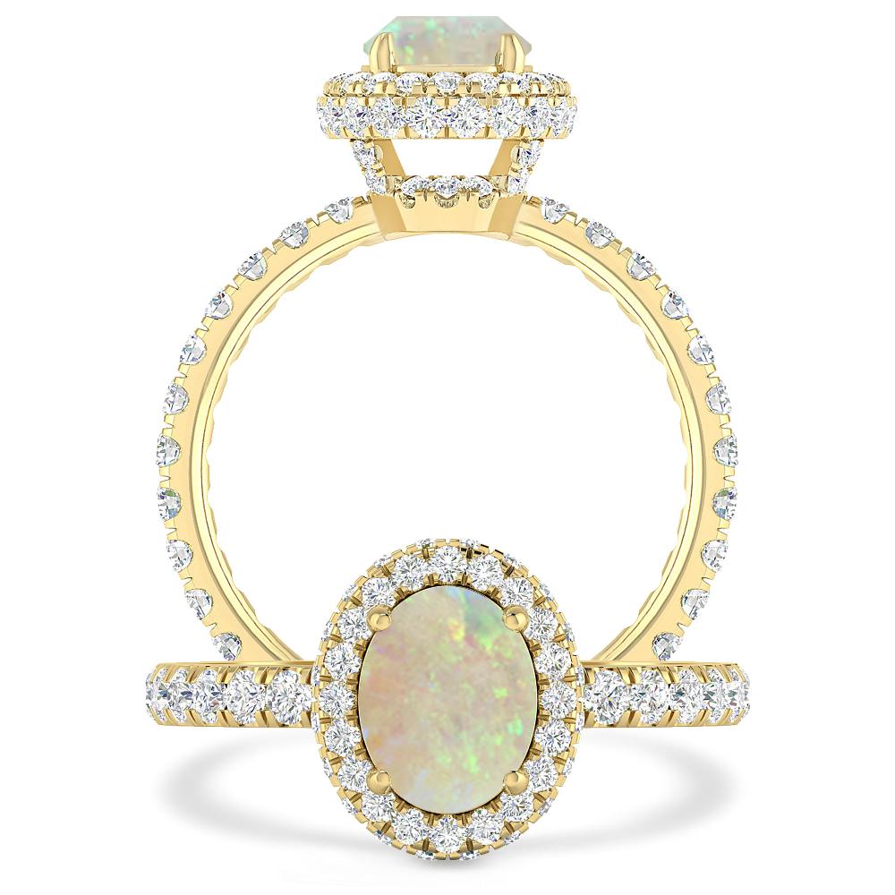 Yellow Gold - Opal