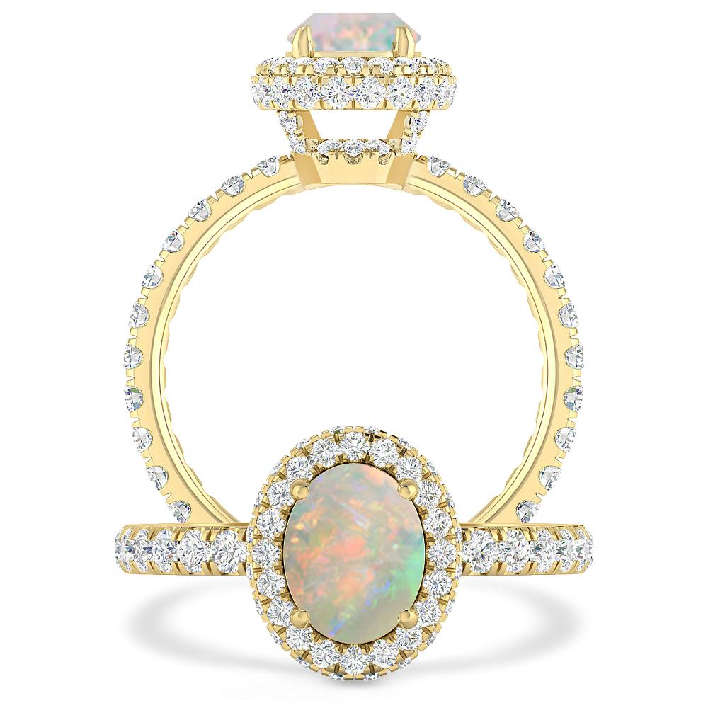 Yellow Gold - Opal