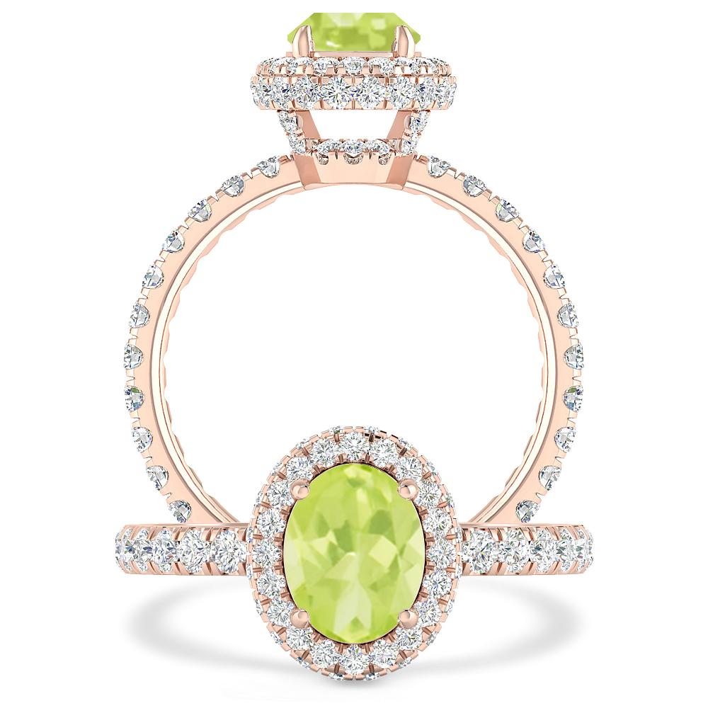 Rose Gold - Peridot