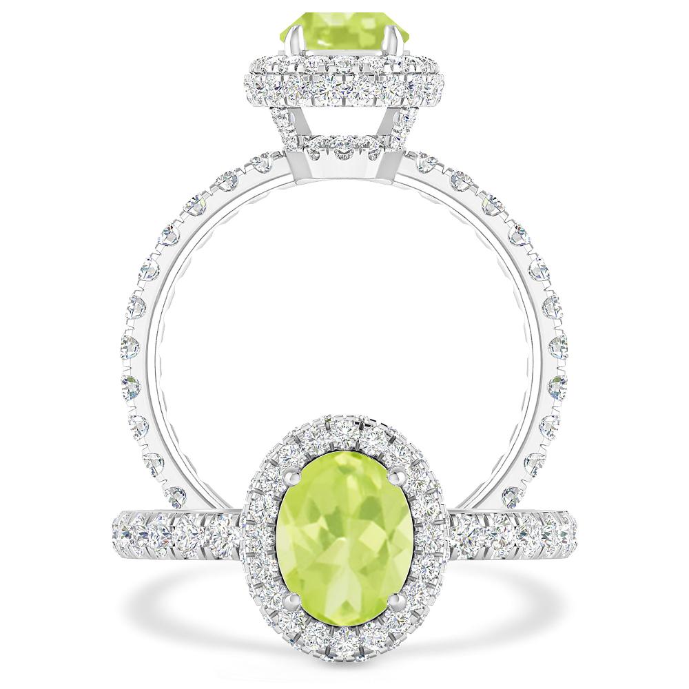 White Gold - Peridot