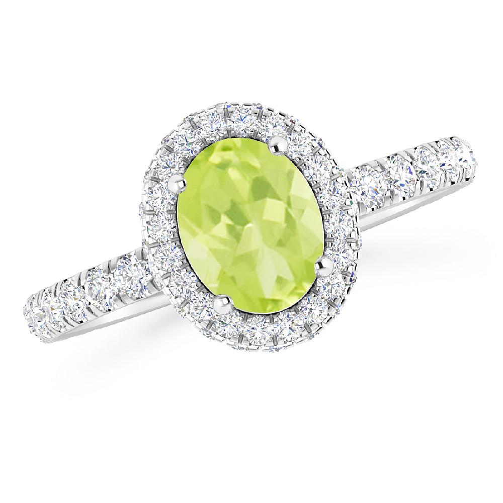 White Gold - Peridot