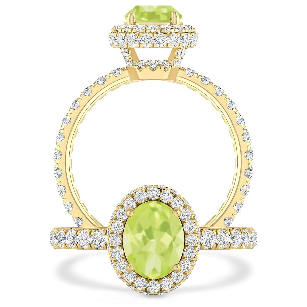 Yellow Gold - Peridot