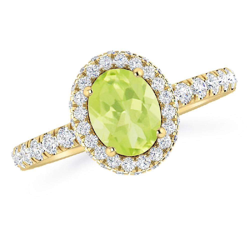 Yellow Gold - Peridot