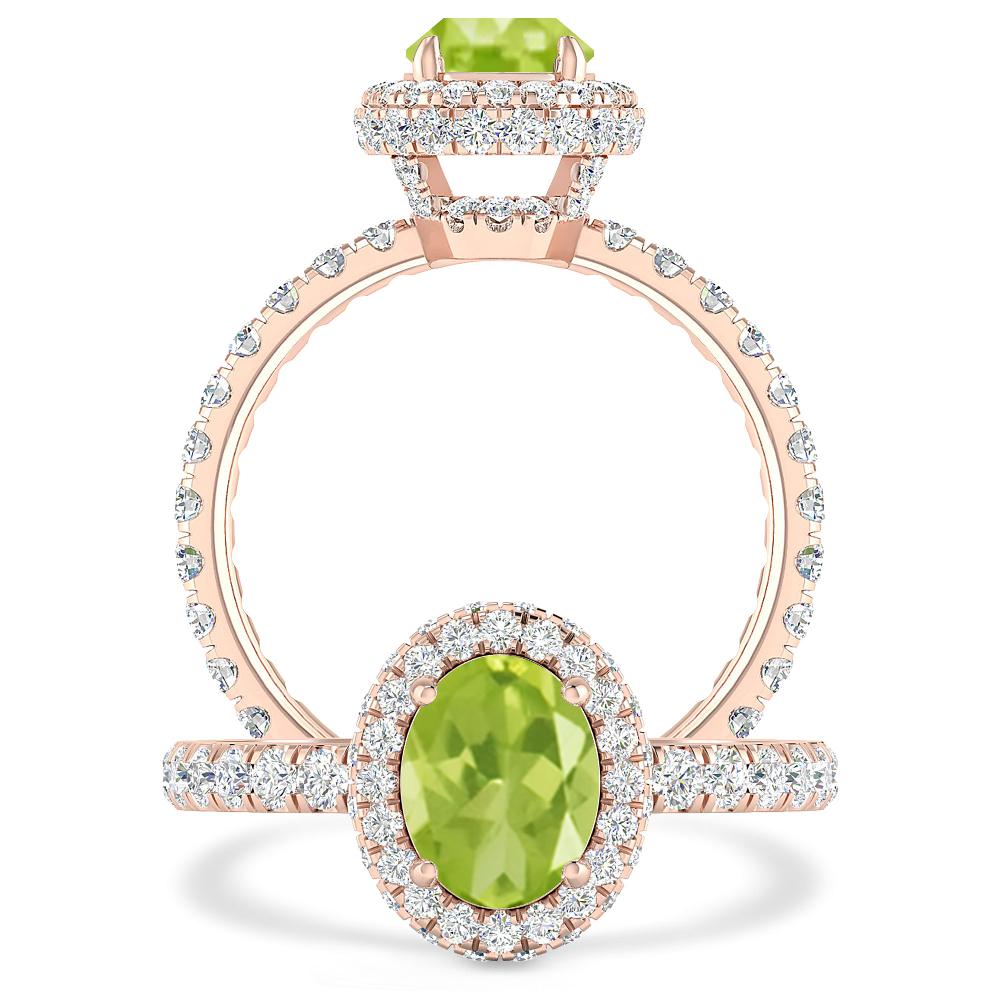 Rose Gold - Peridot
