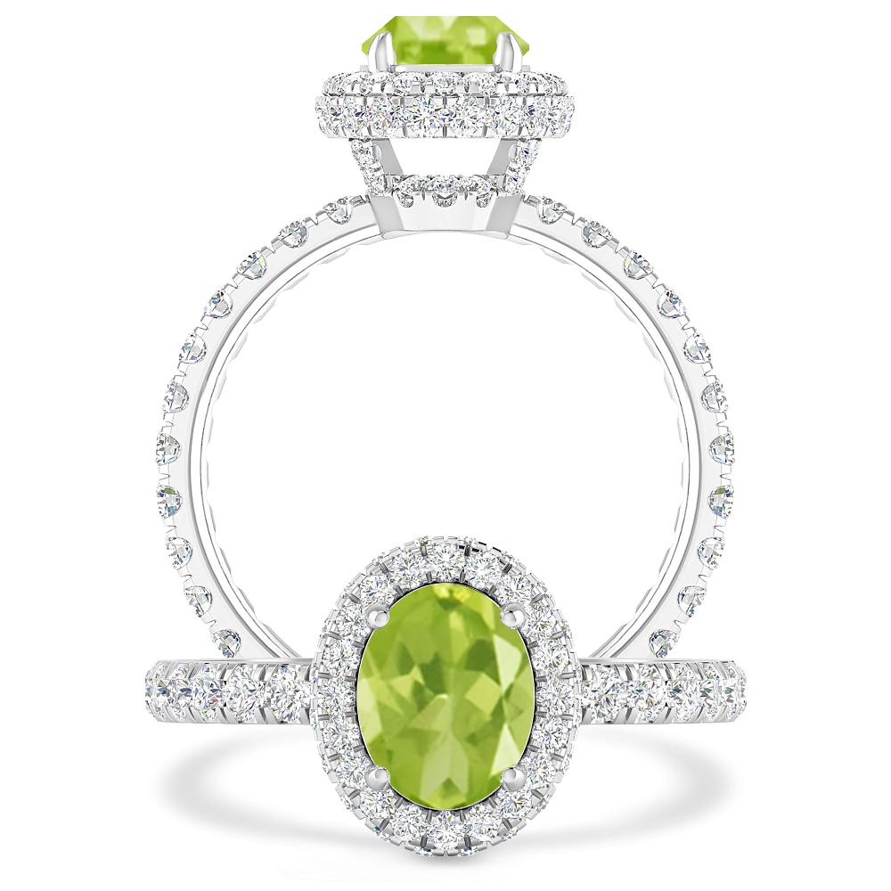 White Gold - Peridot