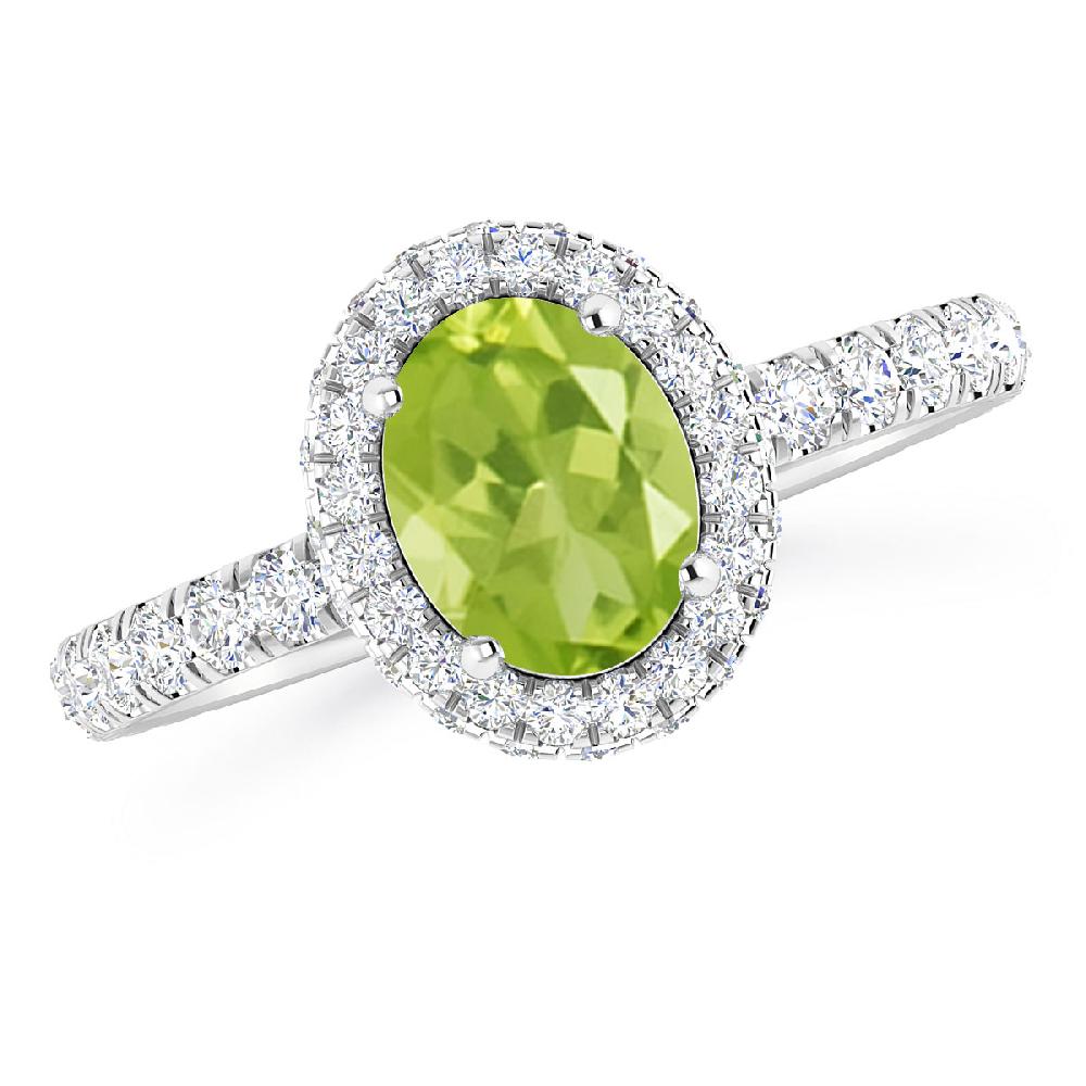 White Gold - Peridot