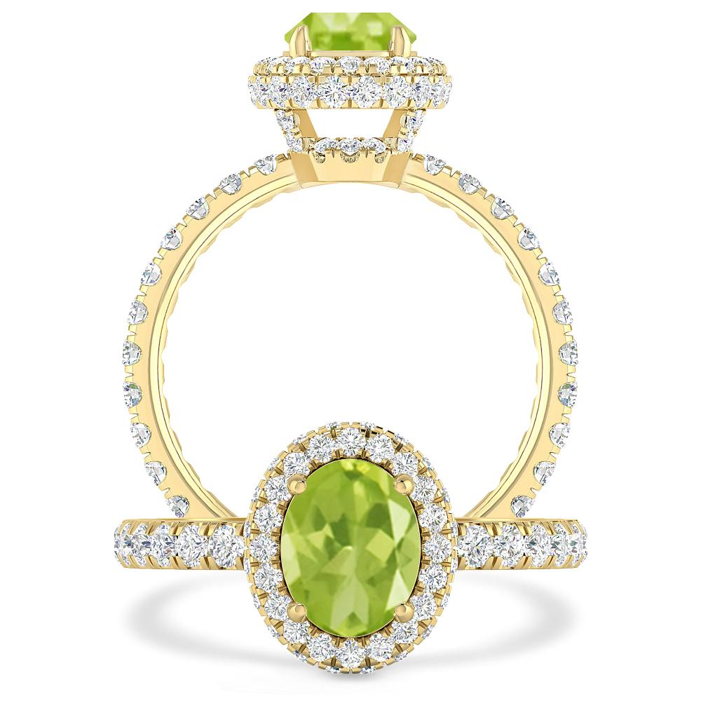 Yellow Gold - Peridot