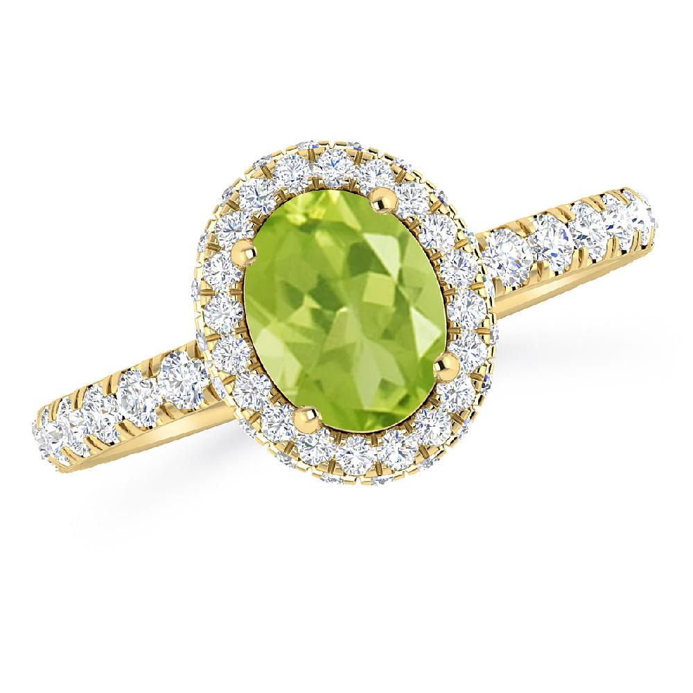 Yellow Gold - Peridot