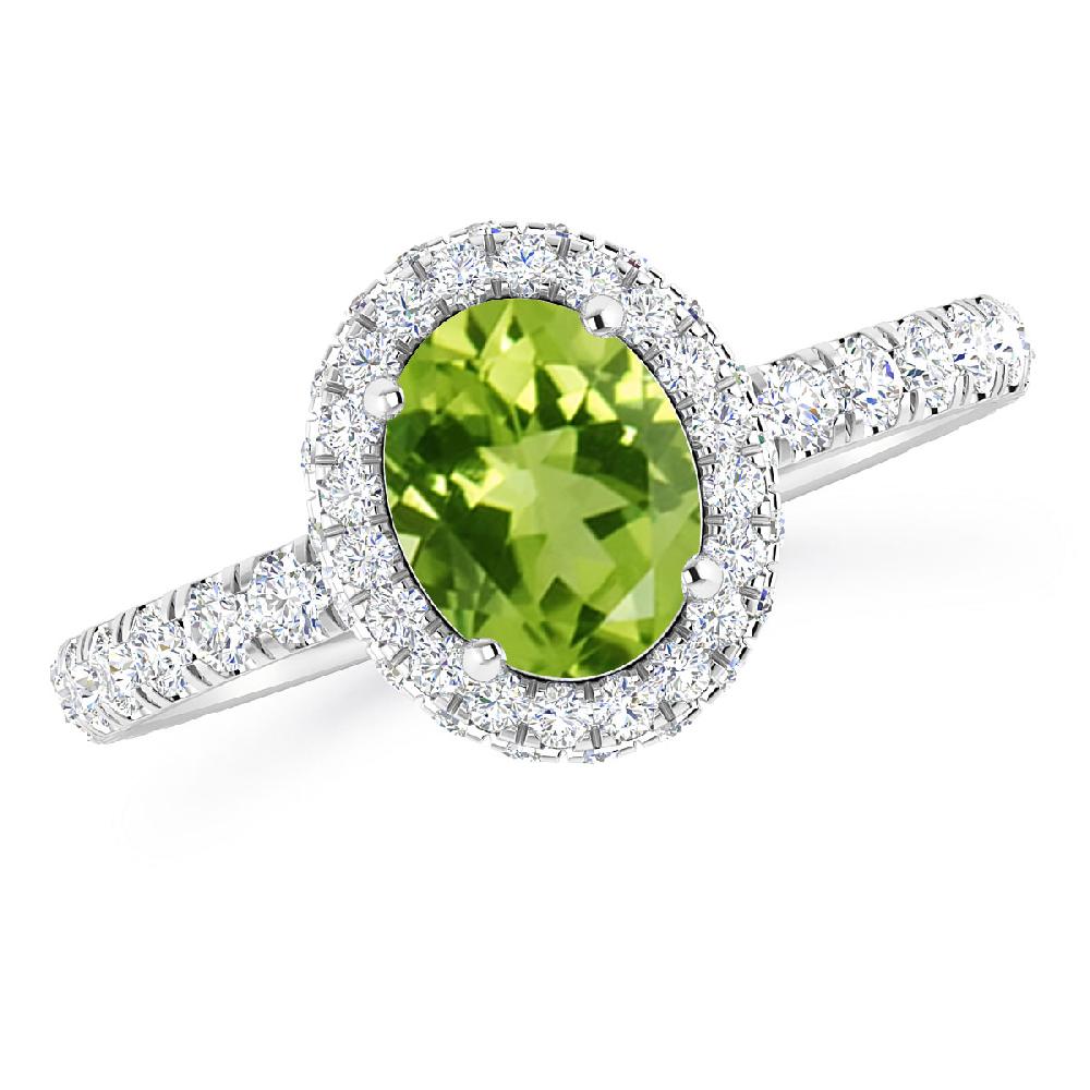 White Gold - Peridot