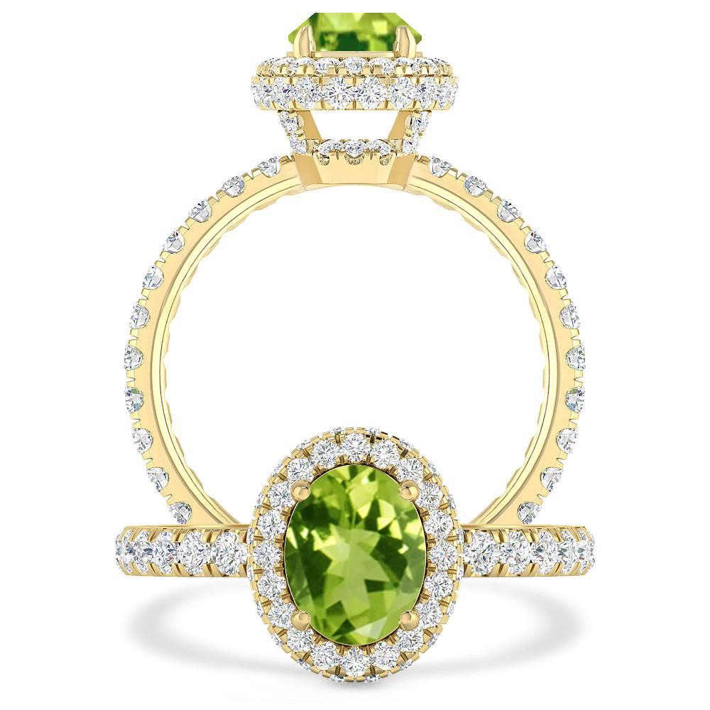 Yellow Gold - Peridot