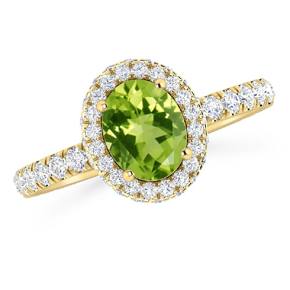 Yellow Gold - Peridot