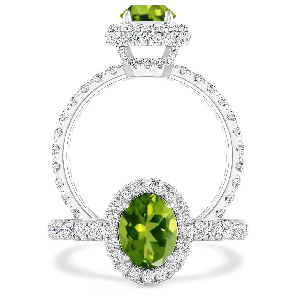 White Gold - Peridot