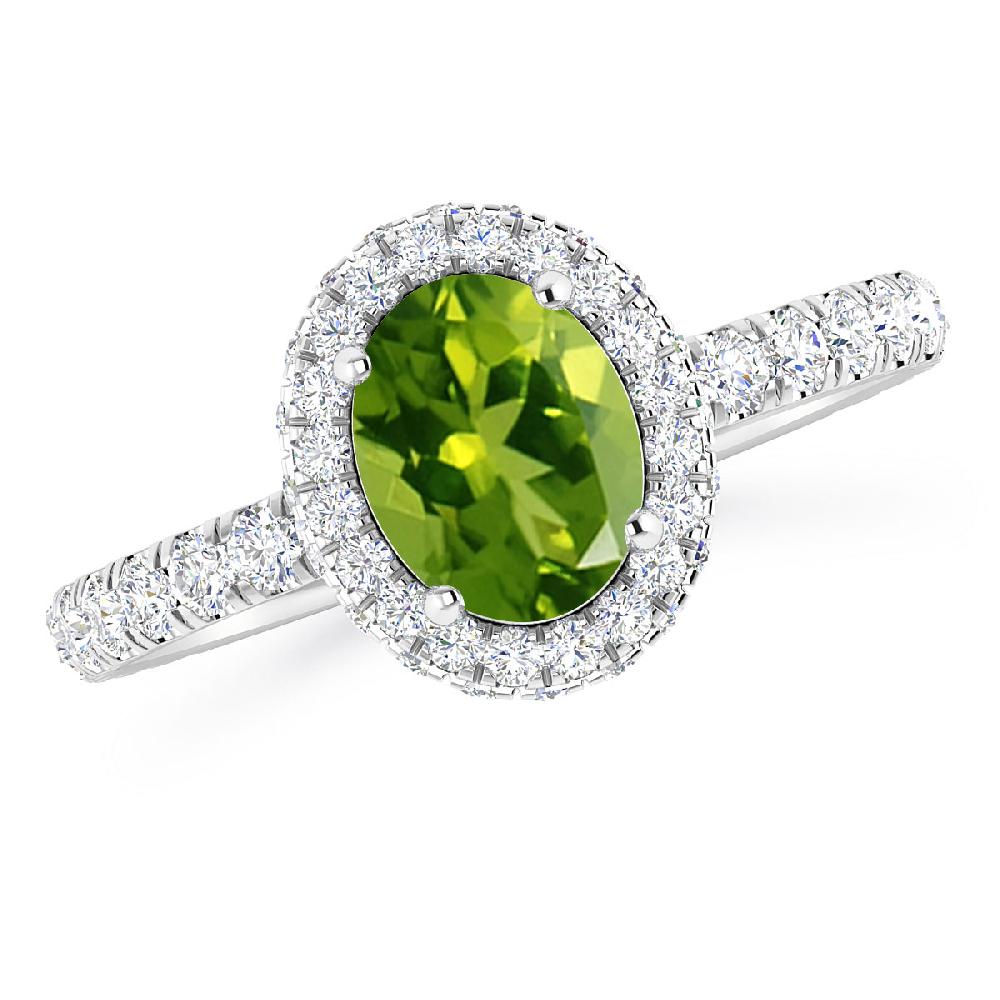White Gold - Peridot