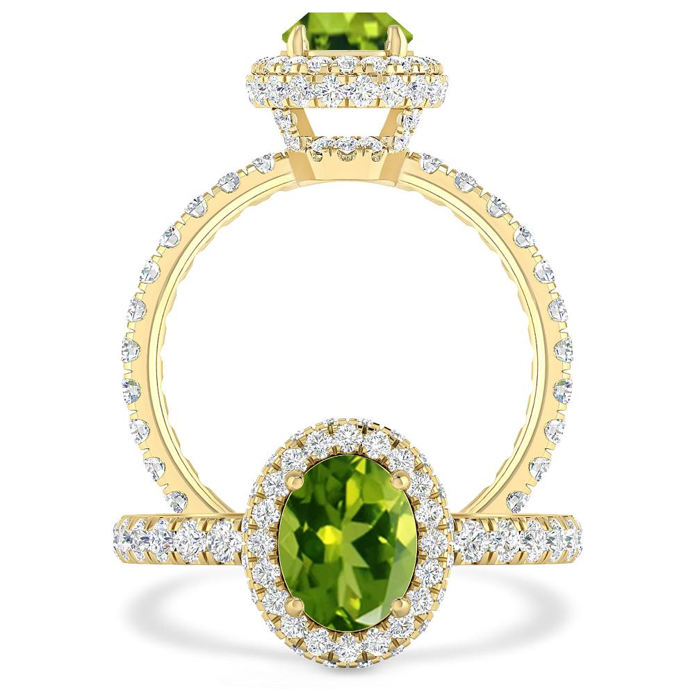 Yellow Gold - Peridot