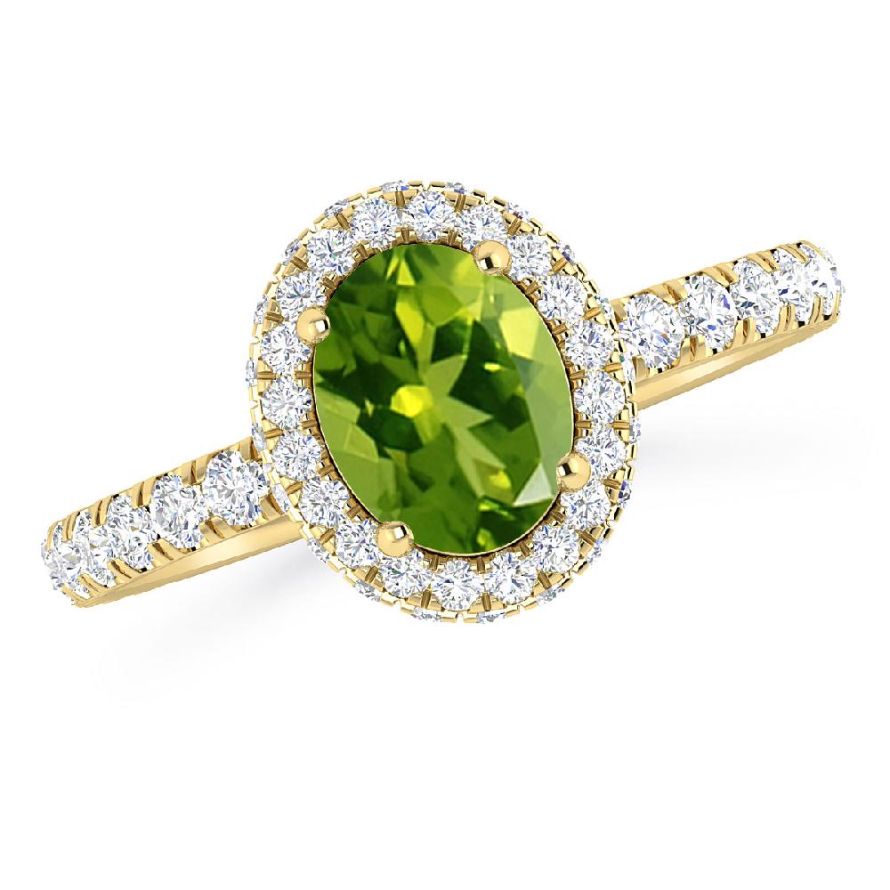 Yellow Gold - Peridot