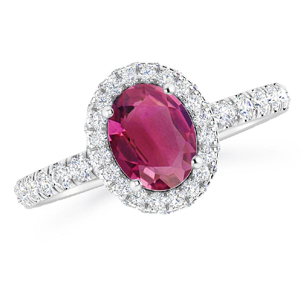 White Gold - Pink Tourmaline